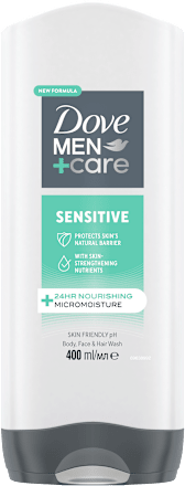 Sensitive sprchový gel 3 v 1 Dove Men+Care