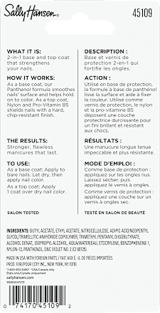 posilující podkladový a vrchní lak na nehty Sally Hansen