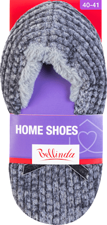 HOME SHOES domácí obuv, velikost 40-41 tmavě šedá Bellinda