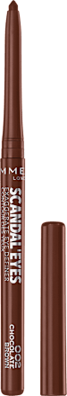 Vodoodporno črtalo za oči Scandal'Eyes Exaggerate Eye Definer, 002 Chocolate Brown RIMMEL LONDON