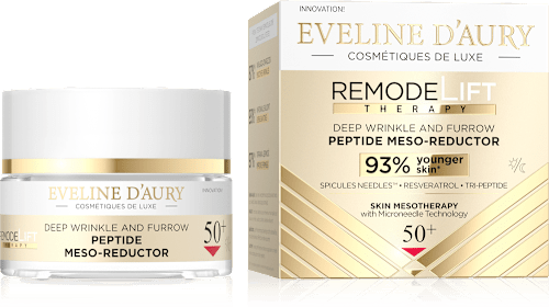 Krem 50+ na dzień i na noc d’Aury Peptide Meso-Reductor EVELINE COSMETICS