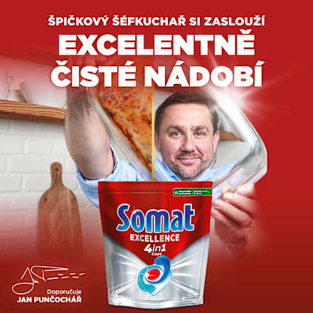 Excellence kapsle do myčky Somat