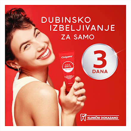 MAX WHITE pasta za zube ULTRA ACTIVE FOAM Colgate