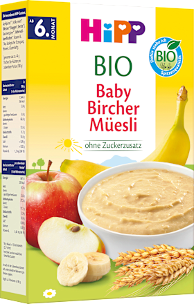 Getreidebrei Bircher Müesli ab dem 6. Monat HiPP