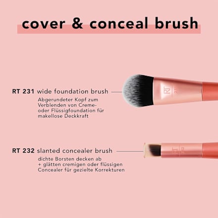 Pinsel Dual Ended Cover + Conceal REAL TECHNIQUES
