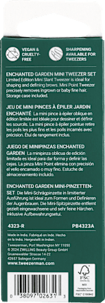 Geschenkset Mini Pinzetten Enchanted Garden 3tlg Tweezerman