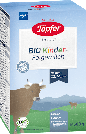 Folgemilch Kinder ab dem 12. Monat Töpfer