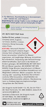 Prírodný éterický olej škorica Profissimo