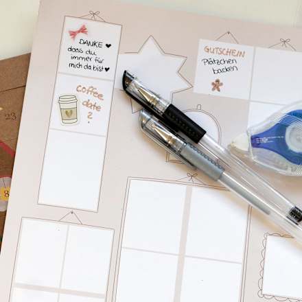 Adventskalender 2025 Foto  20x30 Paradies