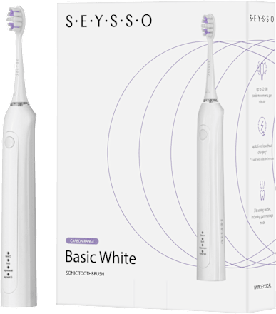 Szczoteczka soniczna Basic White Seysso