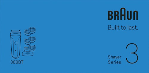 Elektrischer Rasierer Series 3 300BT Braun