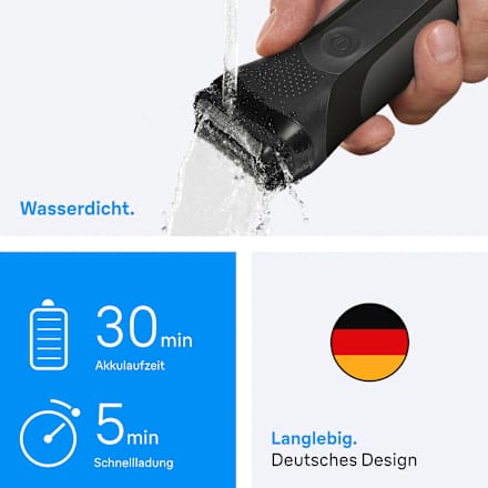 Elektrischer Rasierer Series 3 300BT Braun