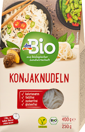 Pasta a base di radice di konjac bio dmBio