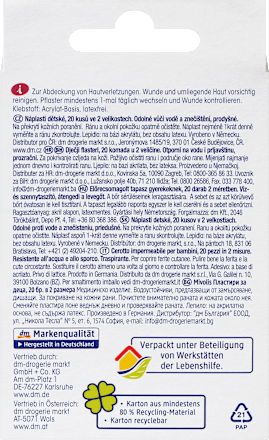 Plasturi pentru copii tip fâșie Mivolis