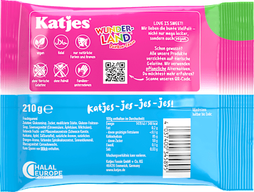 Fruchtgummi Wunderland Rainbow-Edition Katjes
