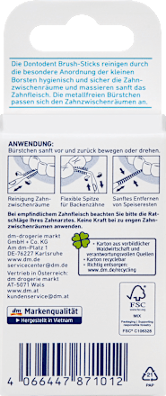 Interdentalbürsten metallfrei Dontodent