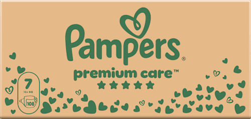 Plenice velikost 7 (15+ kg), večje pakiranje Pampers Premium Care