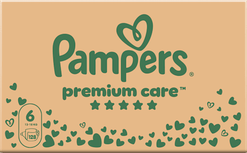 Plenice velikost 6 (13-18 kg), večje pakiranje Pampers Premium Care