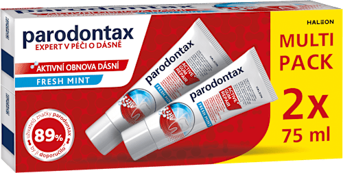 zubní pasta Aktivní obnova dásní Fresh Mint 2x75 ml parodontax