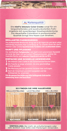 Intensiv color creme boja za kosu šampanj 10.16 réell‘e