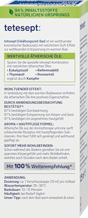 Erkältungszeit Bad tetesept