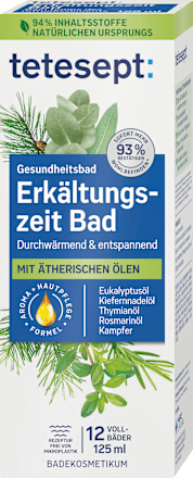 Erkältungszeit Bad tetesept