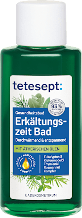 Erkältungszeit Bad tetesept