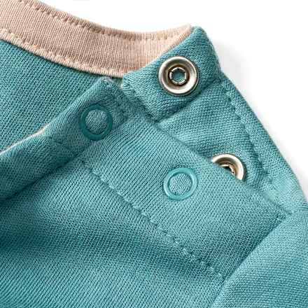 Set mit Langarmshirt & Hose aus Velours, blau + beige, Gr. 68 ALANA