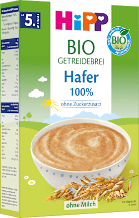 Getreidebrei 100% Hafer ab dem 5. Monat HiPP