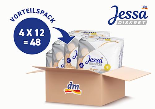 Pants Inkontinenz Super Gr. S Vorteilspack (4x12 St) Jessa DISKRET