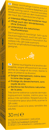 Baby Pflegecreme Körper & Gesicht, Reisegröße WELEDA baby