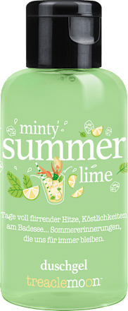 Duschgel minty summer lime, Reisegröße treaclemoon