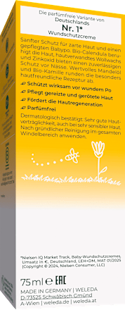 Wundschutzcreme Calendula Parfümfrei WELEDA baby