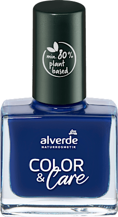 Körömlakk Color & Care, 210 Night Blue alverde NATURKOSMETIK