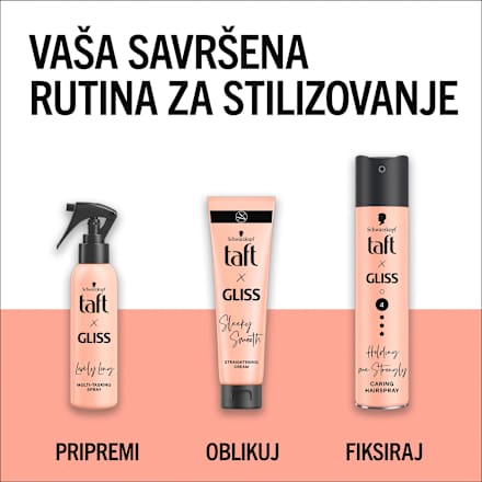 x GLISS Sleeky Smooth krema za kosu Schwarzkopf taft