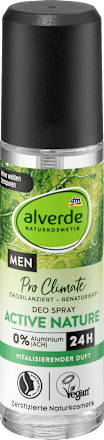 Deo Zerstäuber Active Nature Pro Climate alverde MEN