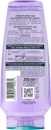 Conditioner Hydra Hyaluronic Pure L'ORÉAL PARiS ELVITAL