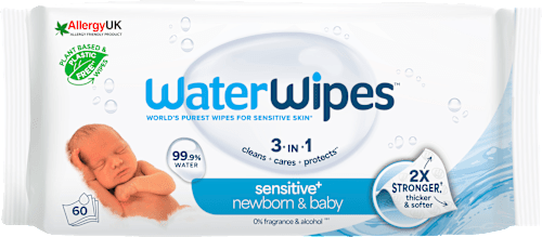 Detské vlhčené utierky sensitive Newborn & Baby 3-in-1 WaterWipes