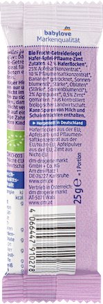 bio ovocná tyčinka jablko, švestka, skořice babylove