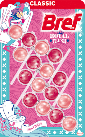 Tuhý WC blok Classic Royal Flush Shiny Joker  Bref