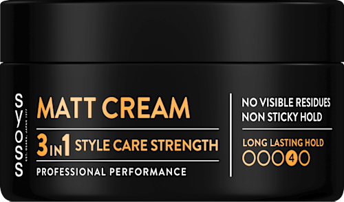 MATT CREAM 3IN1 pasta za kosu, jačina učvršćivanja: 4 syoss