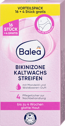 Kaltwachsstreifen Vorteilspack Bikinizone Balea