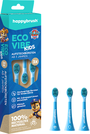 Aufsteckbürsten Kinder Eco Vibe happybrush