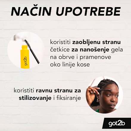GLUED gel za obrve i pramenove oko linije kose got2b