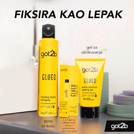 GLUED gel za obrve i pramenove oko linije kose got2b