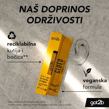GLUED gel za obrve i pramenove oko linije kose got2b