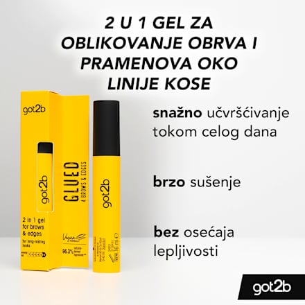 GLUED gel za obrve i pramenove oko linije kose got2b