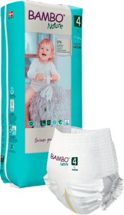 Scutece chiloțel numărul 4 Bambo Nature
