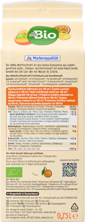 Multivitamínová šťava 100 % dmBio