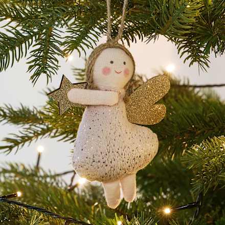 Stoffengel zum Aufhängen Dekorieren & Einrichten